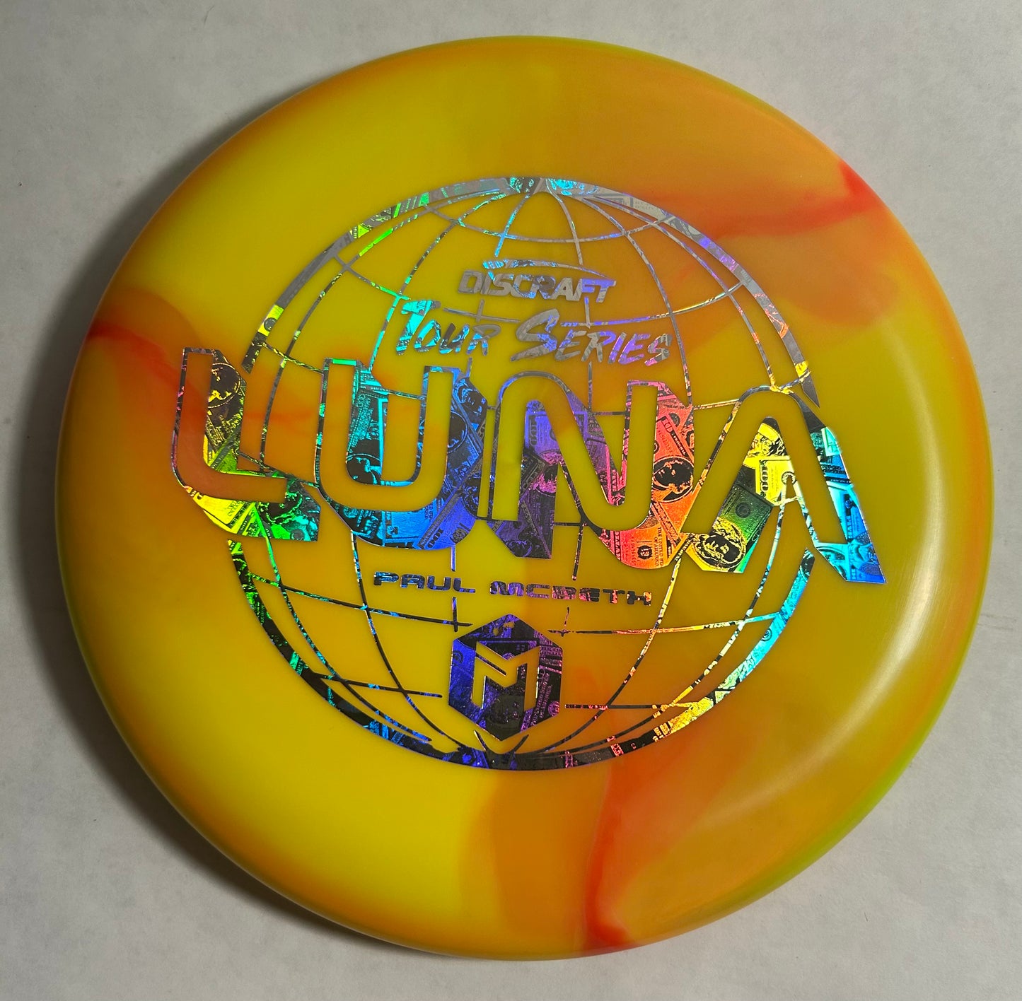 Discraft Luna - Paul McBeth Tour Series - Money Stamp - 9.5/10 - 175g