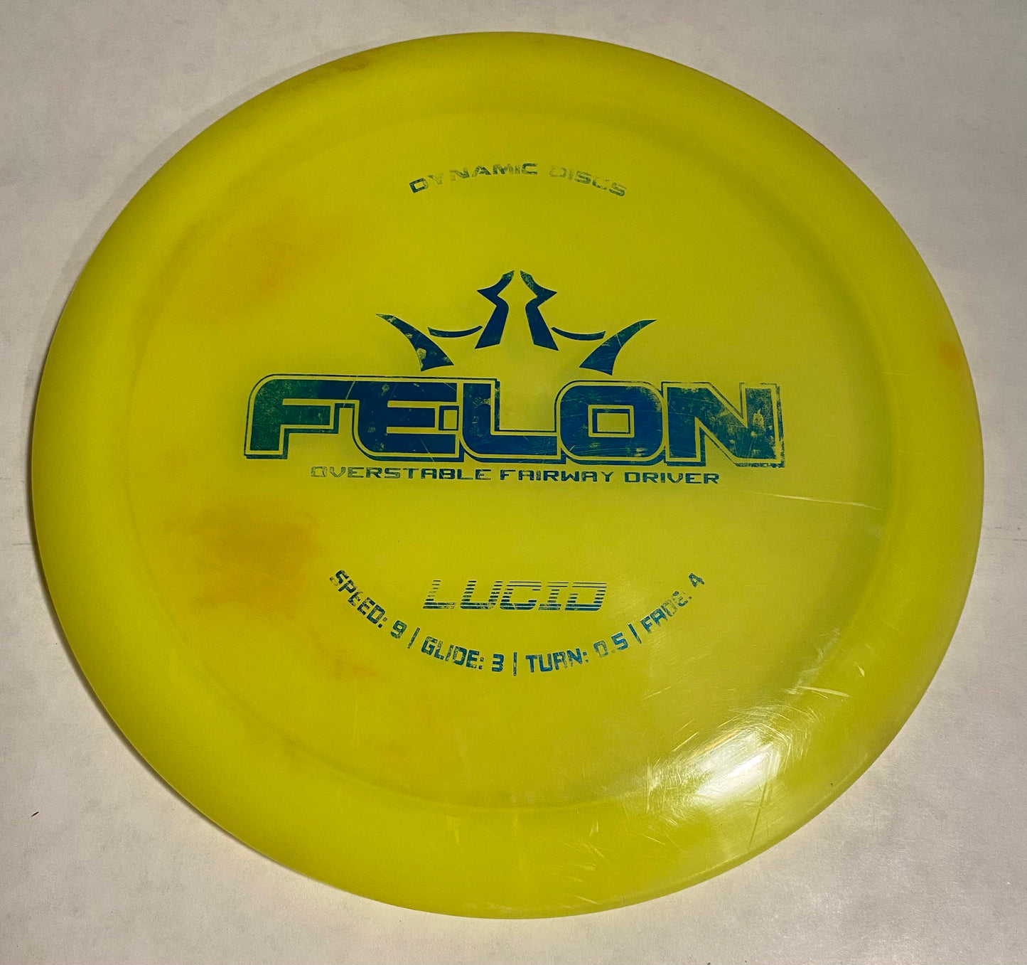 Dynamic Discs Yellow Felon