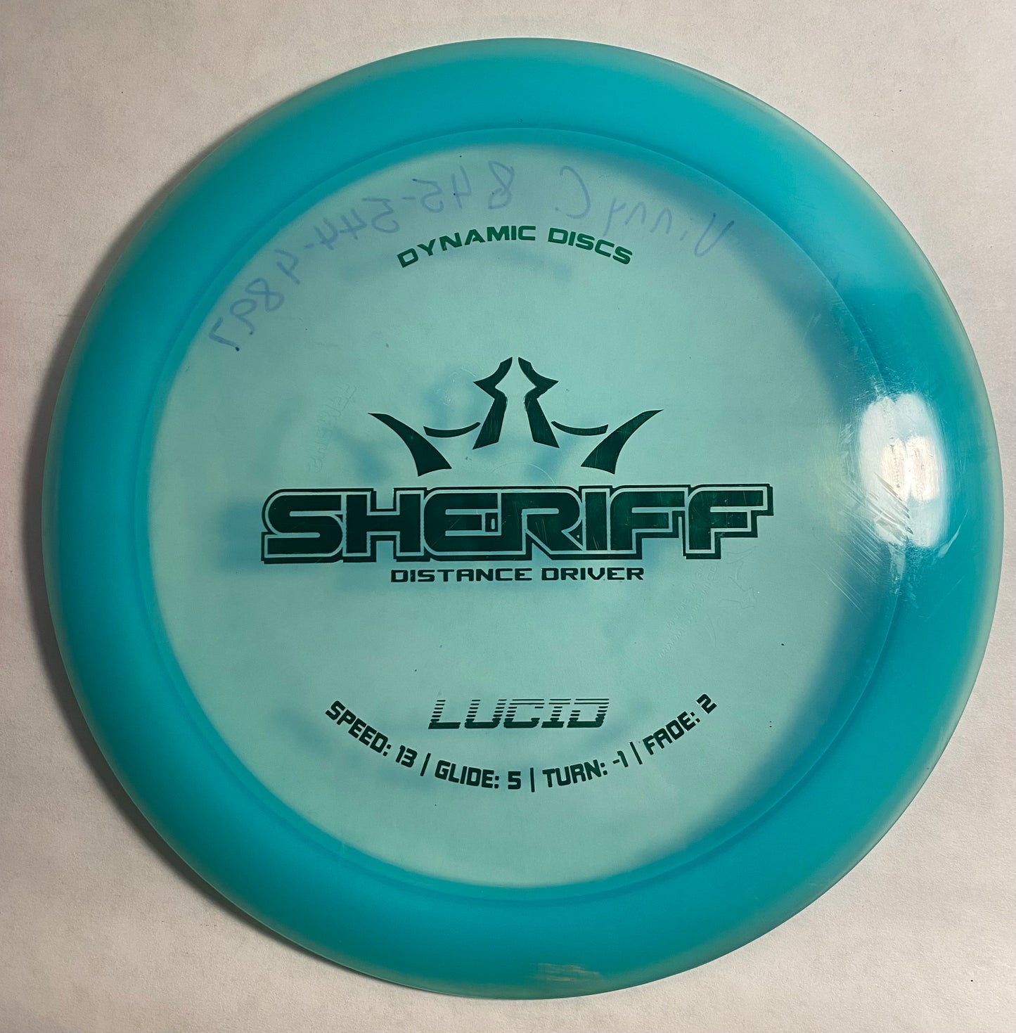 Dynamic Discs Lucid Sheriff - 8/10 - 185g