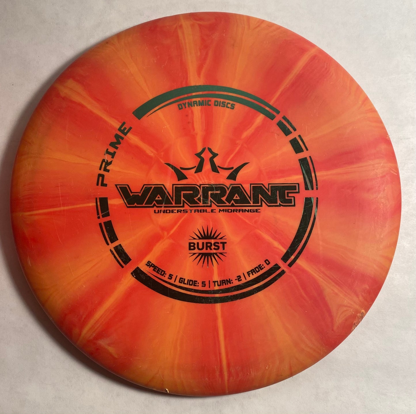 Dynamic Discs Warrant - 7/10 - 178g